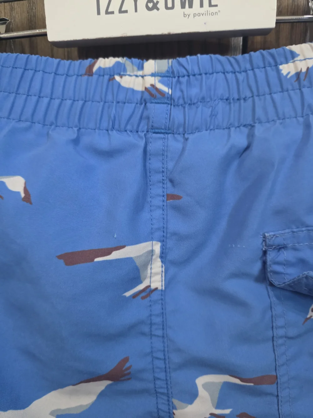 Blue Rooster Collection Boys Blue Seagull Swim Trunks